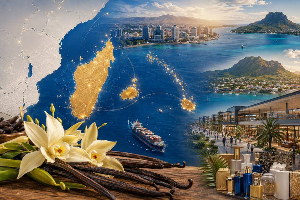 Amalthe Indian Ocean consumer markets supporting the growth and distribution of Astral, Noria, Babito, GreenFarm, Blatox and Bila brands across Madagascar, Mauritius, Réunion and Seychelles.